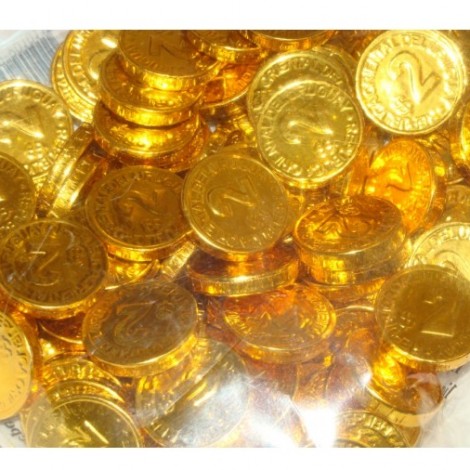 Chocolate grandes Monedas de oro 5 lb